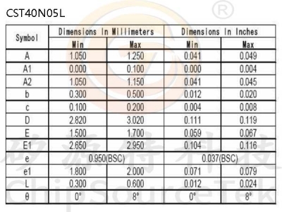 CST40N05L SOT23-3L